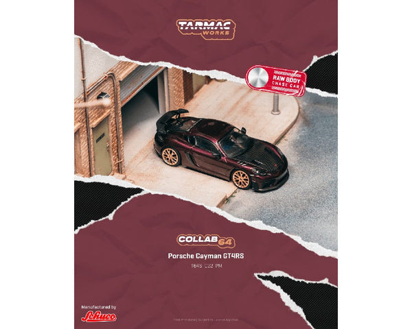 Porsche Cayman GT4RS Amethyst Metallic Tarmac Works Collab64