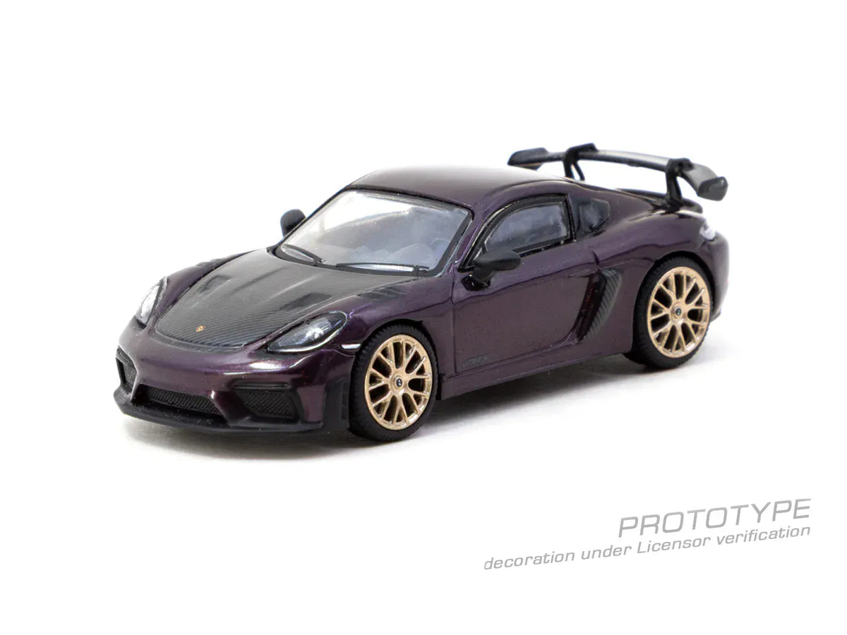 Porsche Cayman GT4RS Amethyst Metallic Tarmac Works Collab64