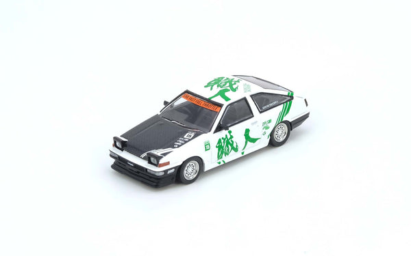 Toyota Sprinter Trueno AE86 keiichi Tsuchiya Inno64 1/64 scale