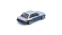 BMW E30 M3 Silver Blue Inno64  1/64 scale