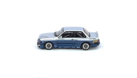 BMW E30 M3 Silver Blue Inno64  1/64 scale