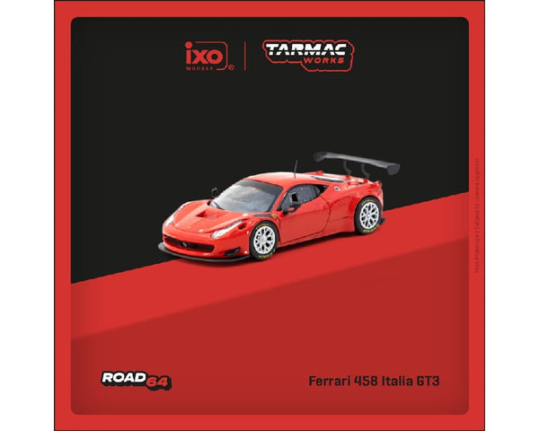 Ferrari 458 Italia GT3 Red Road64 Tarmac Works 1/64