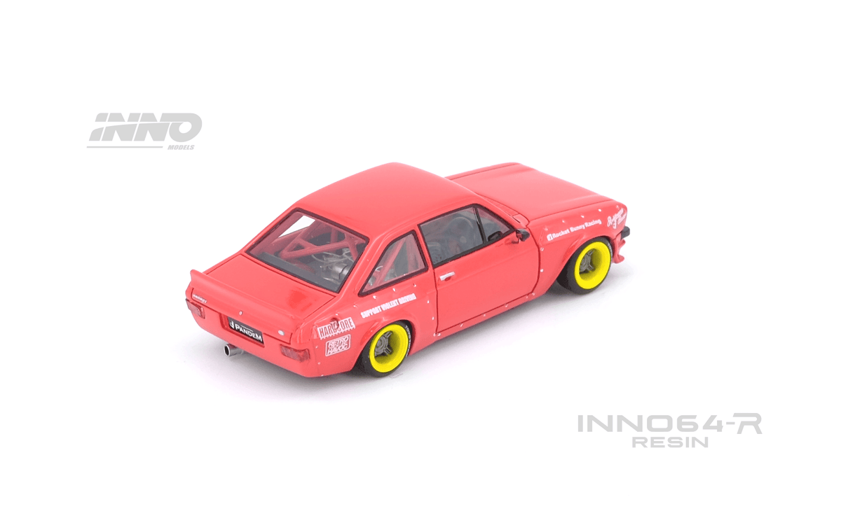 Ford Escort MK2 Pandem Emotion Retro Havoc Red Inno64 1/64 scale RESIN Special edition