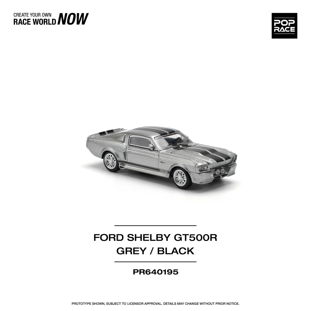 Ford Mustang Shelby GT500R Grey Gone in 60 seconds