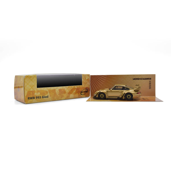 Porsche 911 993 RWB Gold ModelModel 1:64