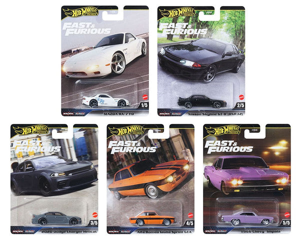 Hot Wheels 1:64 Fast & Furious Premium 2025 K Assortment