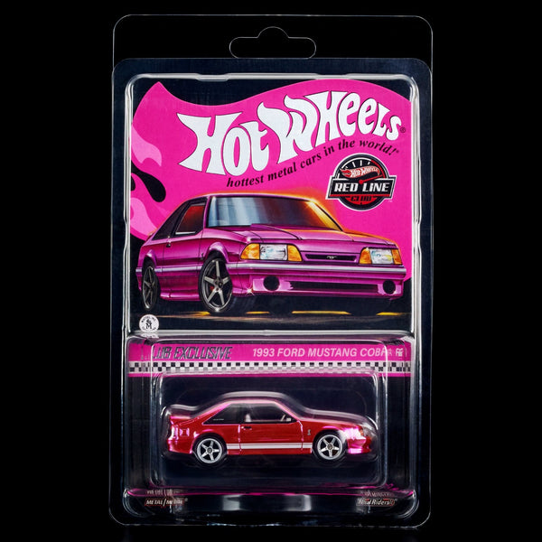1993 Ford Mustang Cobra R Pink RLC Hot Wheels