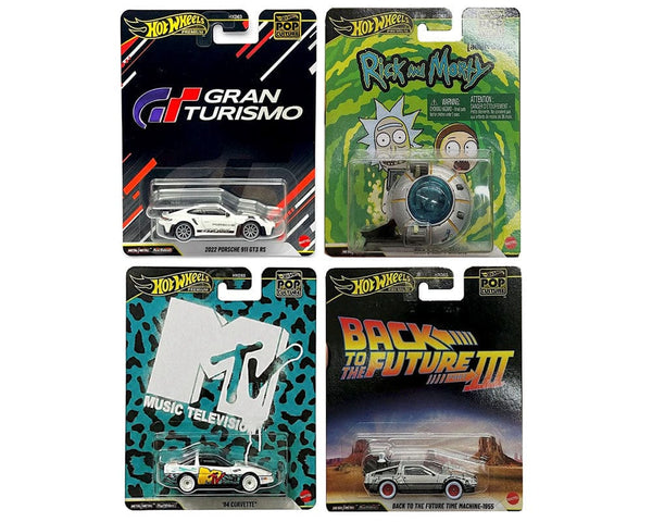 Hot Wheels P Case Assortment 4x Car Set 1/64 scale