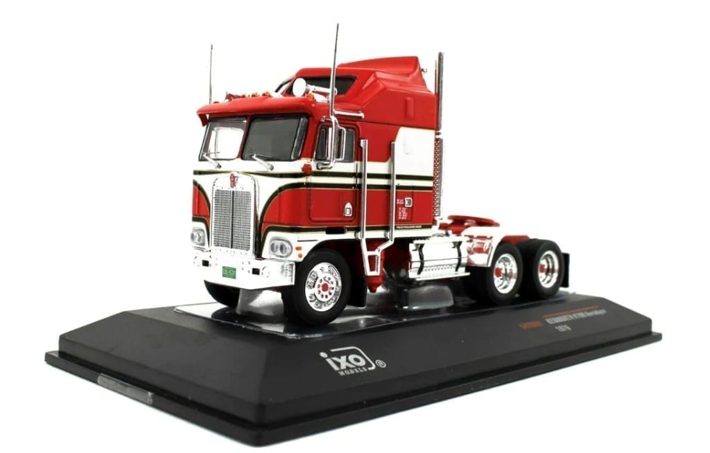 1976 Kenworth K100 Aerodyne Semi Truck Red IXO Model 1:64 – Hanz
