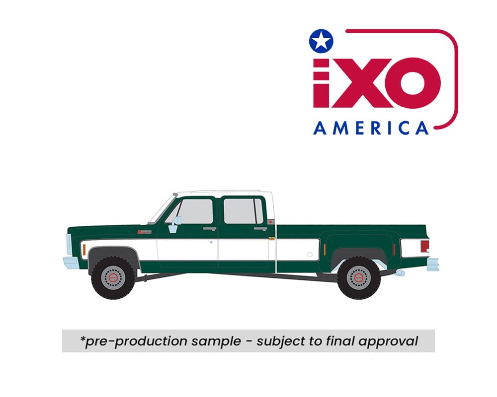 Pre-order) GMC Sierra Grande 3500 Crew Cab Dually Green