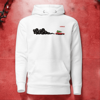 Christmas Hoodie for car enthusiasts Unisex  White