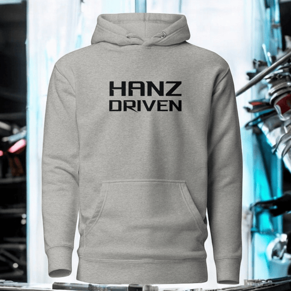 No Stock Parts in Stock Hoodie Carbon Grey hanz driven