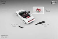 NSX-R Metallic White Micro Turbo 1/64 scale