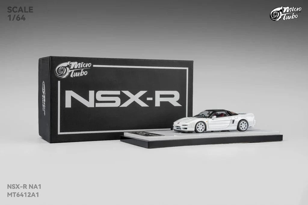 NSX-R Metallic White Micro Turbo 1/64 scale – Hanz Driven