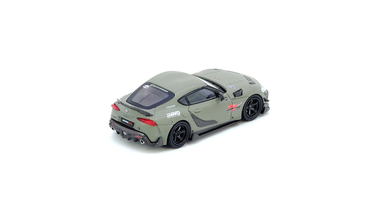 Toyota Supra A90 Darwin Pro J'S Racing Blue Inno64 1/64 scale