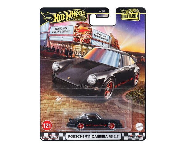 Boulevard 2025 B Porsche 911 Carrera RS 2.7 Black Hot Wheels