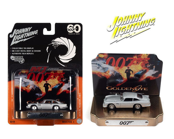 James Bond 007 Golden Eye 1965 Aston Martin DB5 Johnny Lightning 1:64 Diorama 3D