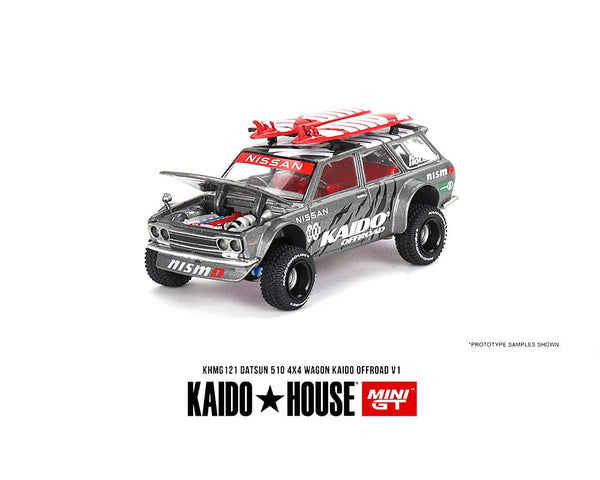 Datsun 510 Wagon 4x4 Offroad V1 Kaido House Mini GT KHMG121