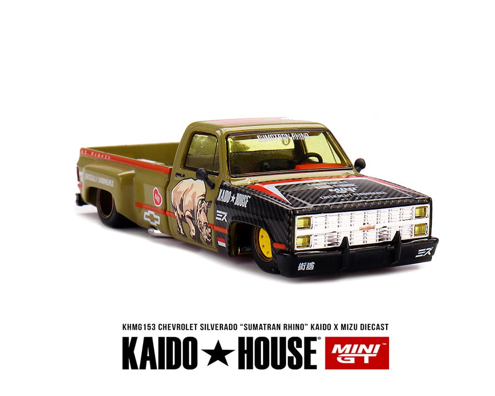 Kaido House Mini GT Chevrolet Silverado Mizu Diecast Sumatran Rhino 