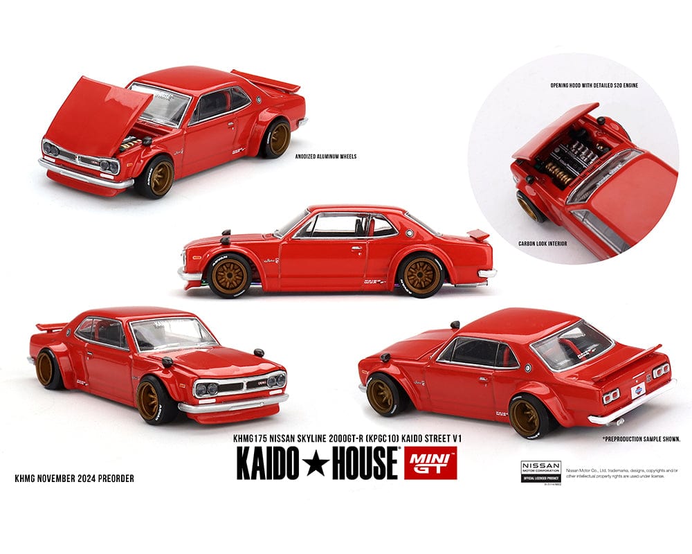 1:24 Nissan Skyline 2000 GT-R (KPGC-10 Hakosuka) Street