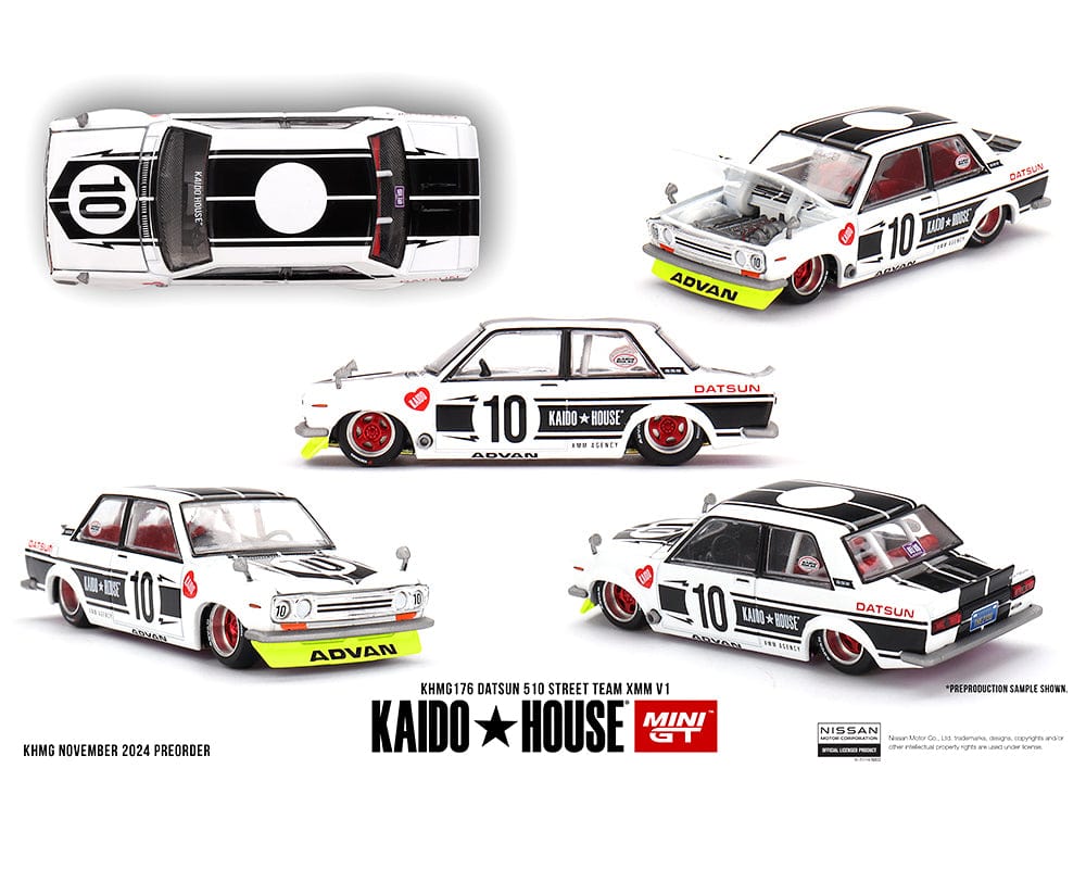 Datsun 510 Street XMM Kaido House Mini GT 1:64 scale – Hanz