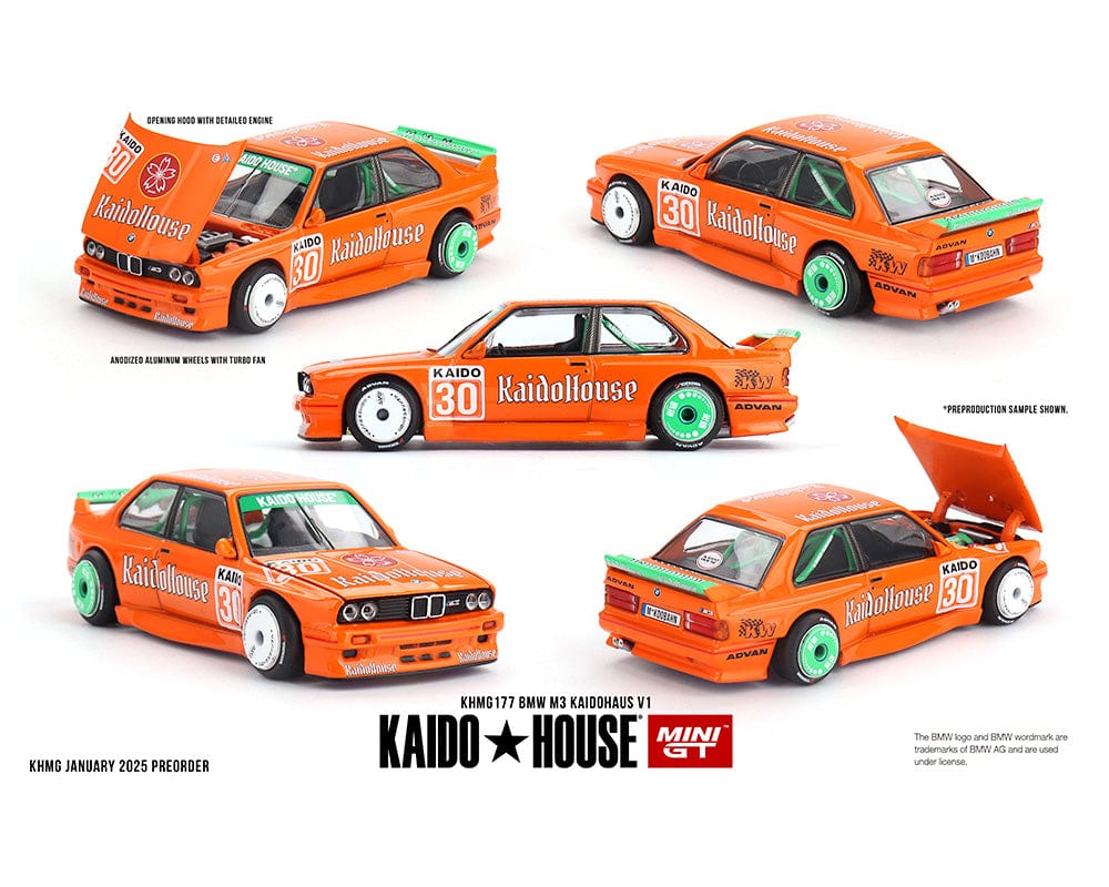 Kaido House Mini GT BMW M3 KaidoHaus v1 Orange