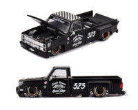 Chevrolet Silverado Dually Hot Rod V1 – Flat Black Kaido House Mini GT 1/64 scale
