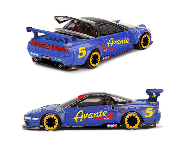  Honda NSX Tamiya Avante V1- Blue Kaido House Mini GT 1/64 scale