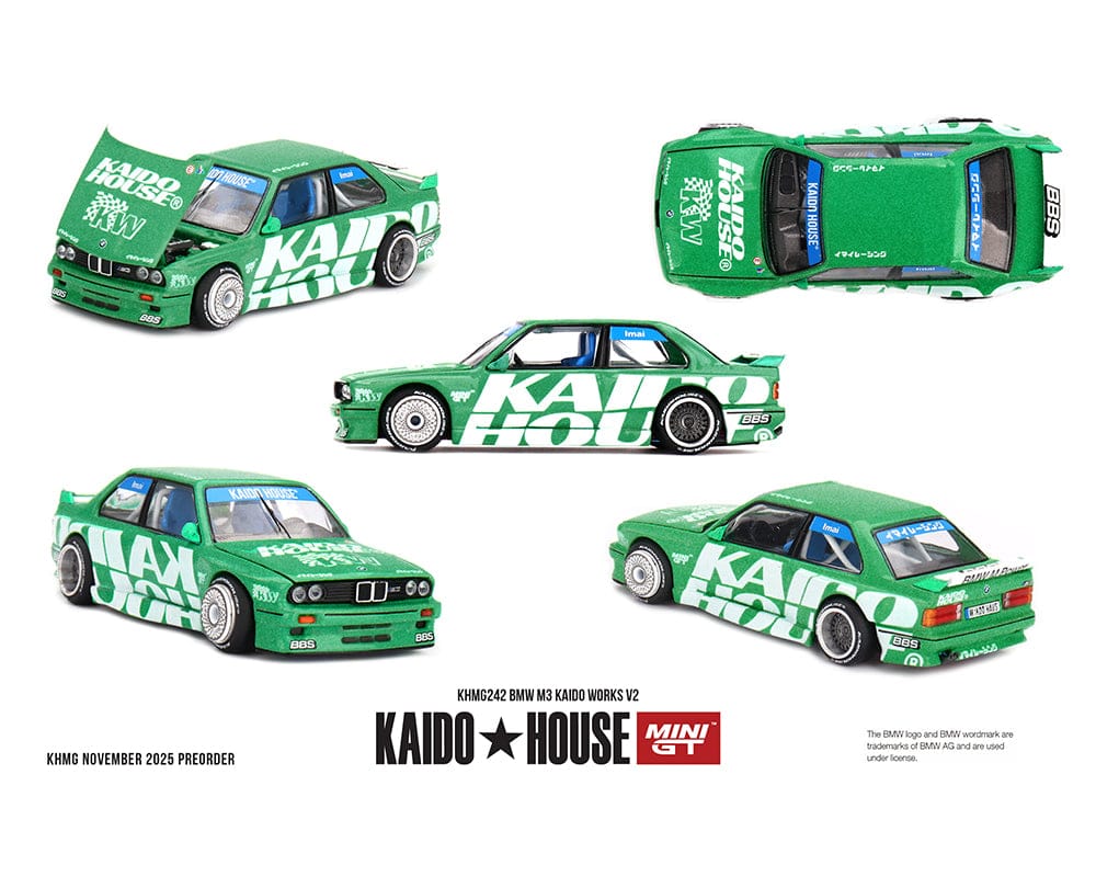 BMW M3 Kaido Works V2 Green kaido House Mini GT