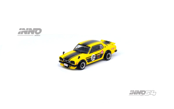 Nissan Skyline 2000 GT-R  KPGC10 Yellow Inno64 1/64 scale 