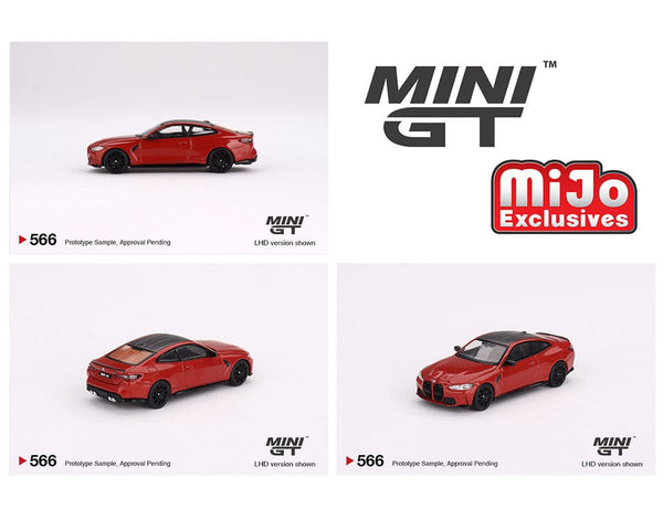 BMW M4 Competition (G82) Toronto Red Metallic Mini GT 1:64
