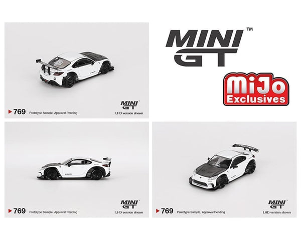 Toyota GR86 LB Nation White Mini GT 1/64 – Hanz Driven