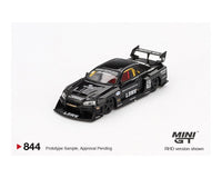 Nissan LB-ER 34Super Silhouette Skyline Black Mini GT 1/64 scale