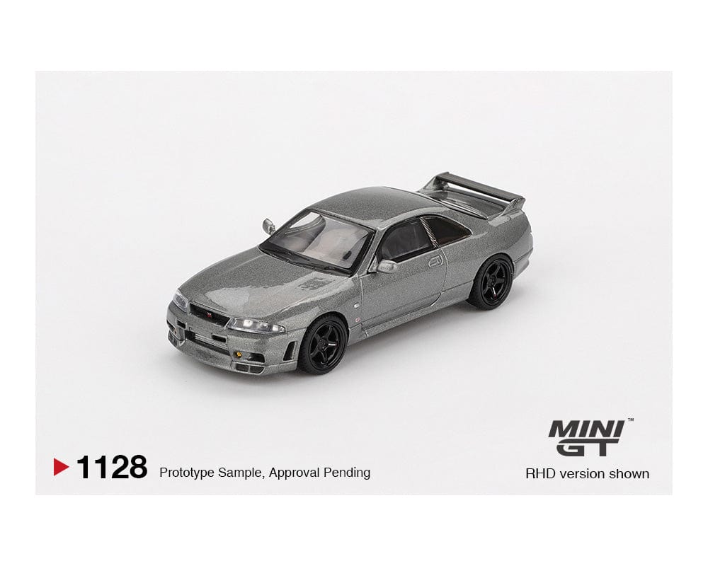 Nissan Skyline GT-R Dark Metal Gray Nismo BCNR33 CRS Version Limited Edition Mini GT 1:64