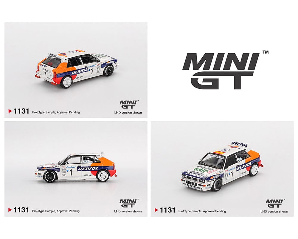 (pre-order) Lancia Delta HF Integrale Evoluzione #1 1993 Rallye Monte-Carlo Limited Edition Mini GT 1/64 scale