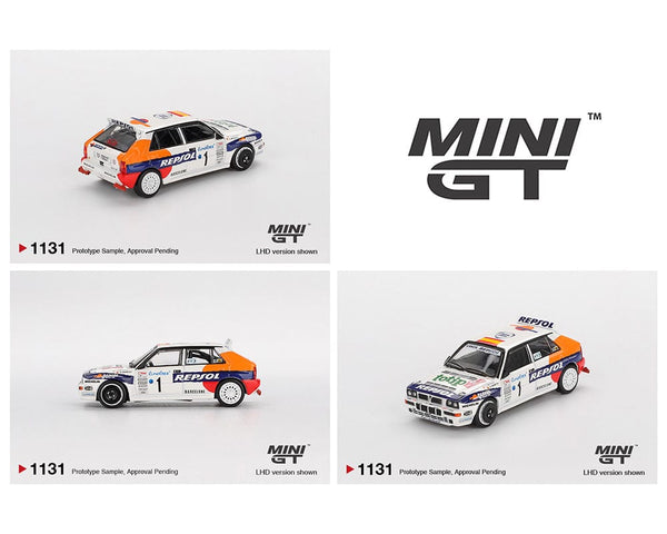 (pre-order) Lancia Delta HF Integrale Evoluzione #1 1993 Rallye Monte-Carlo Limited Edition Mini GT 1/64 scale