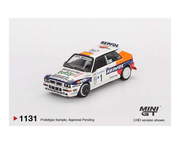  Lancia Delta HF Integrale Evoluzione #1 1993 Rallye Monte-Carlo Limited Edition Mini GT 1/64 scale
