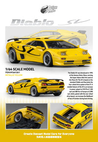 Custom Diablo SV Metallic Yellow Micro Turbo 1/64 scale