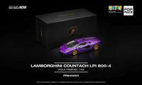 Lamborghini Countach LPI 800-4 Special Edition shimmery Viola Pasifae HONG KONG TOYCAR SALON 2025 Pop Race 1/64 scale