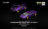 Lamborghini Countach LPI 800-4 Special Edition shimmery Viola Pasifae HONG KONG TOYCAR SALON 2025 Pop Race 1/64 scale