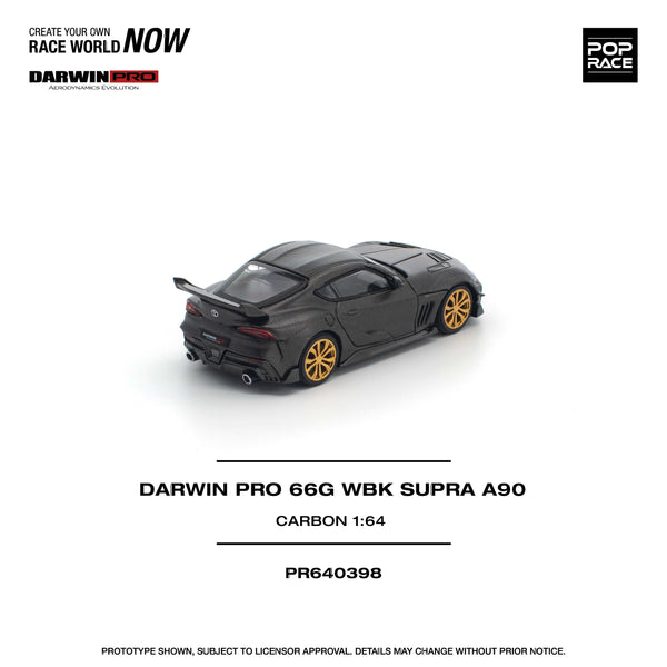 Toyota Supra A90 Darwin Pro 66G WBK Carbon Edition 1/64 scale Pop Race