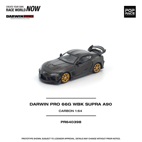 Toyota Supra A90 Darwin Pro 66G WBK Carbon Edition 1/64 scale Pop Race