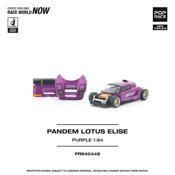 Pandem Lotus Elise Purple Pop Race 1/64