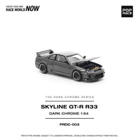 Nissan Skyline R-33  GT-R Dark Chrome Special Edition Pop Race 1/64