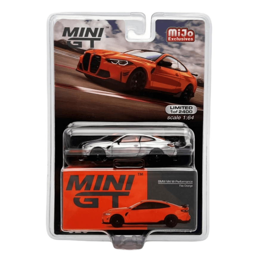 Chase BMW M4 M-Performance (G82) – Fire Orange Mini GT 1:64