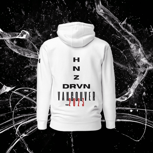 Hanz Driven hoodie white motor streetwear