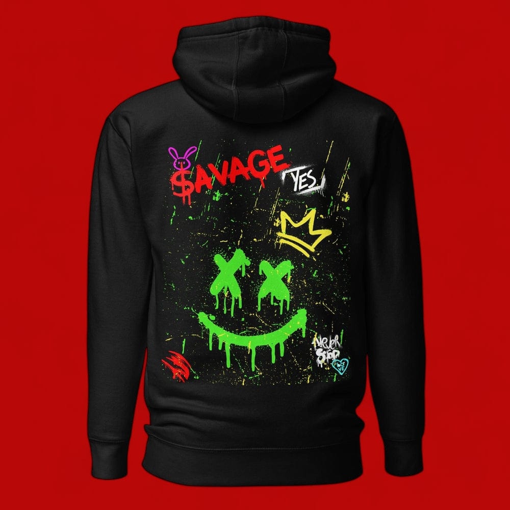 Black savage shops hoodie