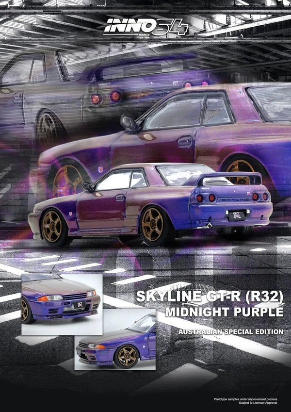 Nissan Skyline GT-R R32 midnight Purple Australia Special Edition Limited Edition 