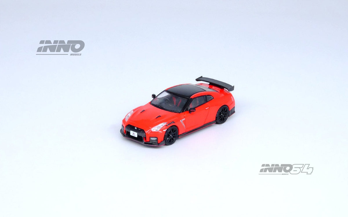 Nissan Skyline GT-R R35 Nismo Red Inno64 1/64 scale 