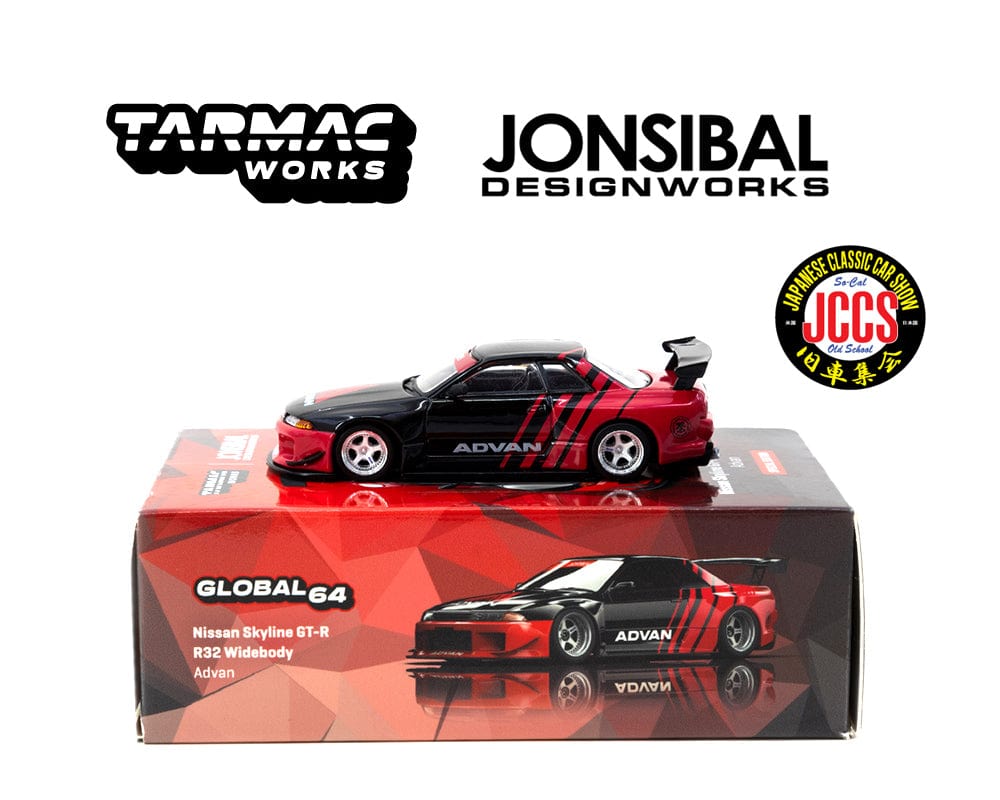 Nissan Skyline GT-R R32 ADVAN Widebody Jonsibal 2024 JCCS Special Tarmac Works 1/64